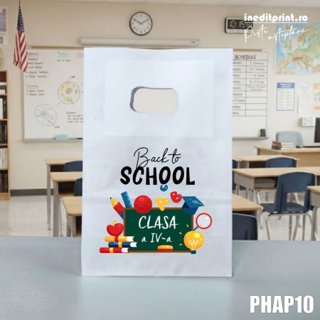 Back to School - Punga din hartie Back to School personalizata PHAP10