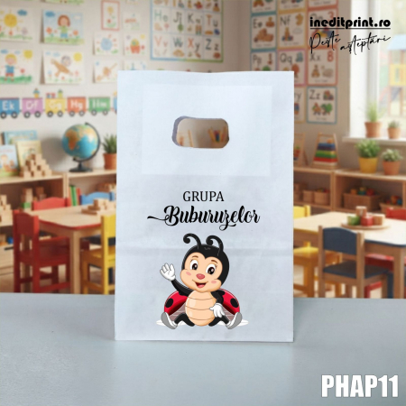 Back to School - Punga din hartie Gradinita personalizata PHAP11
