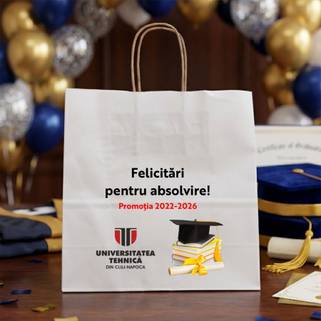Absolvire - Punga din hartie pentru absolvire personalizata PHAP1