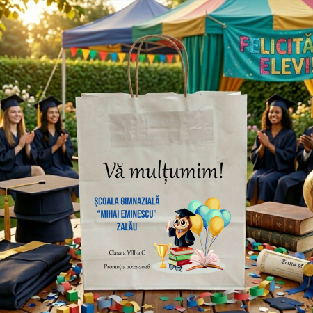 Evenimente - Punga din hartie pentru absolvire personalizata PHAP4