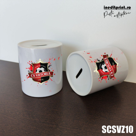 Pusculita personalizata cu sigla C.S. Viitorul Zalau SCSVZ10
