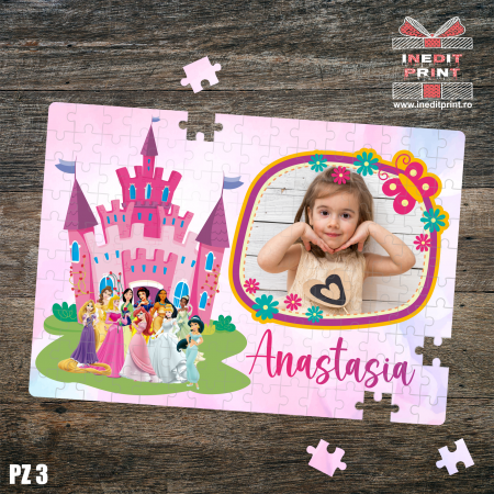 Puzzle - Puzzle personalizat Printesele Disney PZ3
