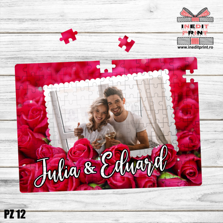 Puzzle - Puzzle personalizat Trandafiri PZ12