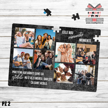 Puzzle - Puzzle personalizat cu 8 poze PZ2
