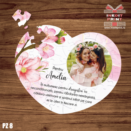 Puzzle - Puzzle personalizat Mulțumesc PZ8
