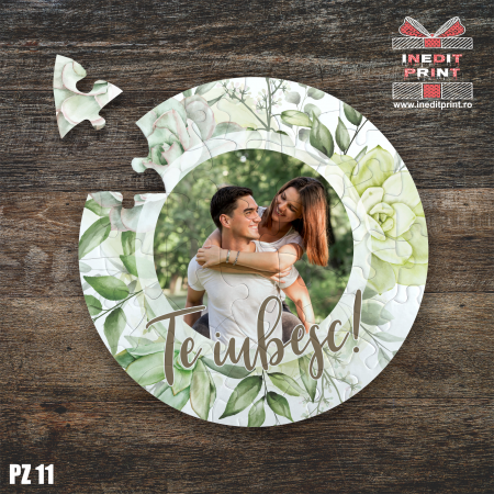 Puzzle - Puzzle personalizat Te iubesc! PZ11