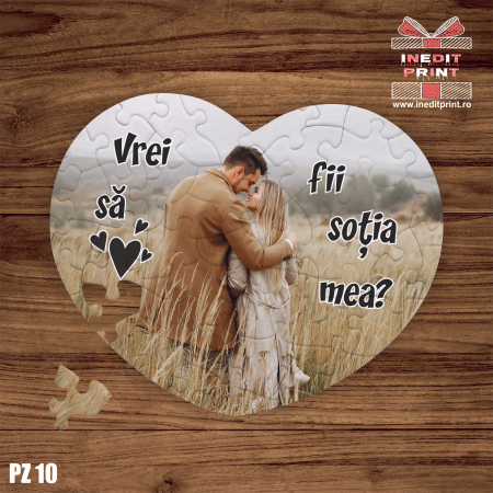Puzzle - Puzzle personalizat Vrei sa fii sotia mea? PZ10