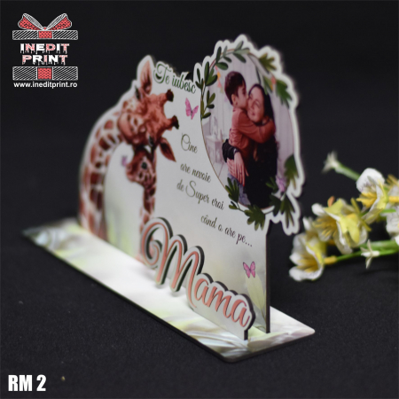 Ramă foto personalizată ”Te iubesc mama” RM2 [5]
