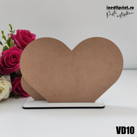 Rama foto personalizata Inima roz VD10 [1]