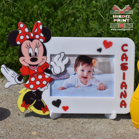 Evenimente - Ramă foto personalizată Minnie Red RFP3