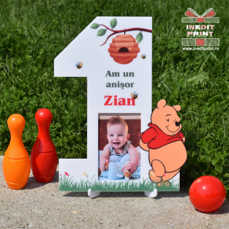 Evenimente - Ramă foto personalizată Winnie the pooh RFP4