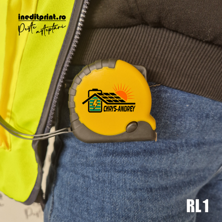 Ruleta personalizata 3m cu text sau logo RL1 [2]