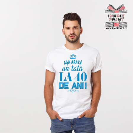 Tricou personalizat Asa arata un tata TP91
