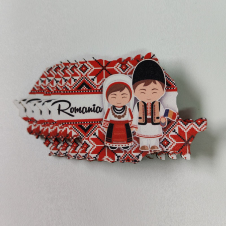 Suveniruri Romania - Set 5 Magneti de frigider Romania SVR83