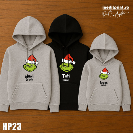 Set hanorac personalizat Familia Grinch HP23 [1]