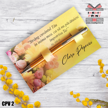 Set Pix + Cartonas personalizat Galben CPV2 [1]