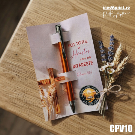 Instrumente de scris - Set Pix + Cartonas personalizat pentru Tabara CPV10