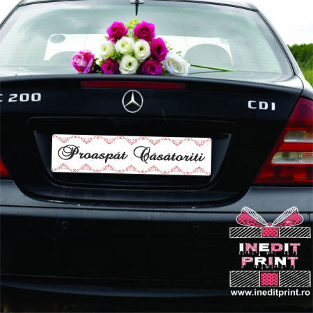Plăcuțe număr auto - Placuta decor auto PDA12