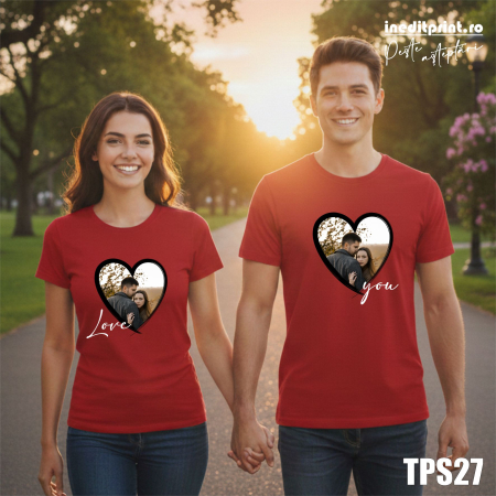 Valentines Day - Set tricouri LOVE YOU TPS27