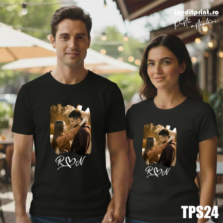 Set tricouri cu fotografie si initiale TPS24 [2]