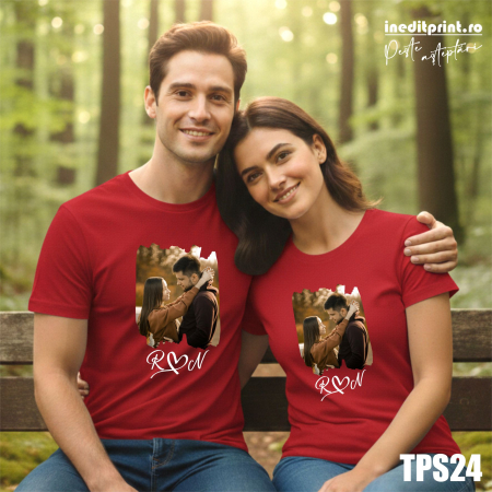 Set tricouri cu fotografie si initiale TPS24 [1]