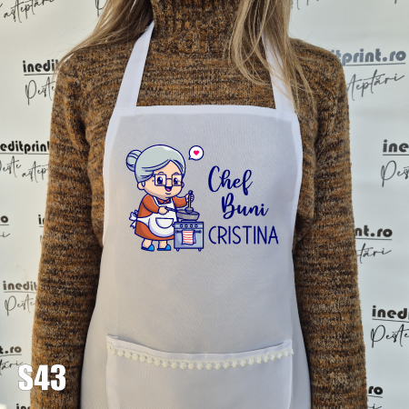8 Martie - Sort personalizat Chef Buni S43