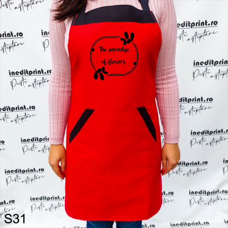 Șorțuri - Sort personalizat Flowers S31