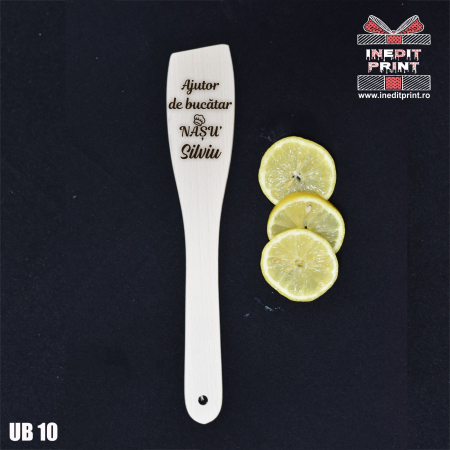Cadouri - Spatulă dreaptă personalizată Ajutor de bucătar UB10
