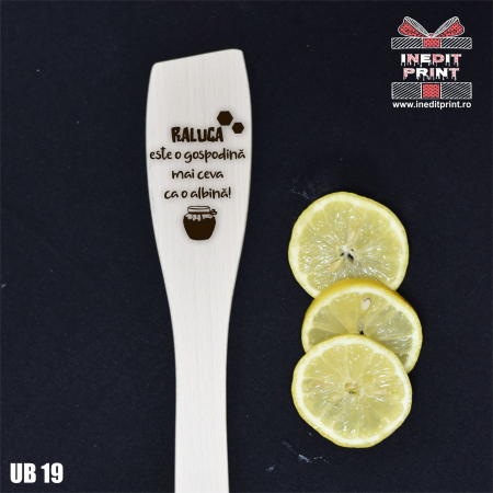 Spatulă dreaptă personalizată Albină UB19 [1]