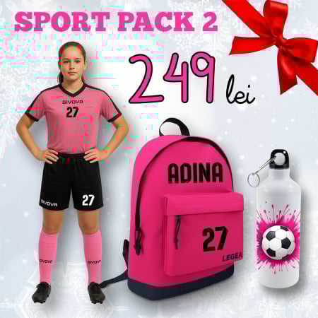 Echipamente fotbal - SPORT PACK 2 personalizat ROZ