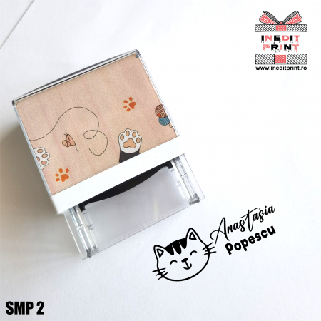 Stampila Printer DREPTUNGHI-P10, negru STP3 [2]