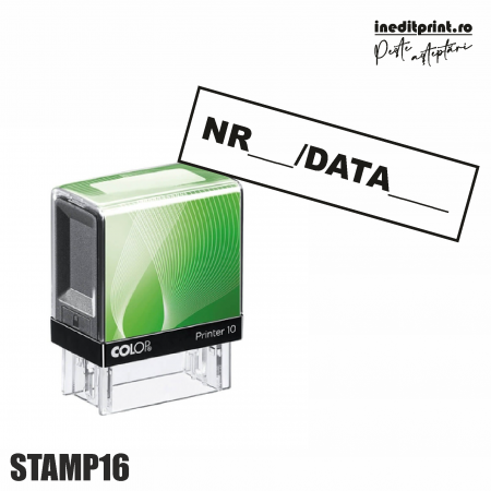 Cu personalizare - Stampila Printer STAMP16 - Numar / Data