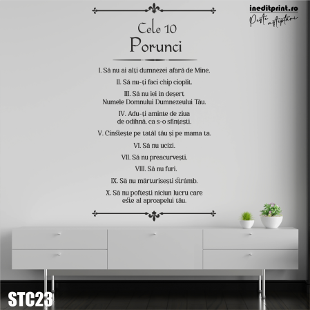 Sticker Cele 10 Porunci STC23 [1]