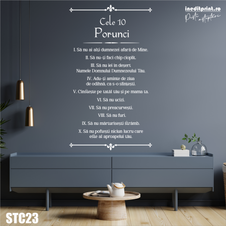 Sticker Cele 10 Porunci STC23