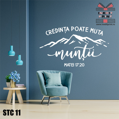 Sticker Matei 17:20 STC11