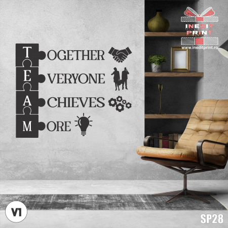 Stickere decorative - Sticker TEAM SP28