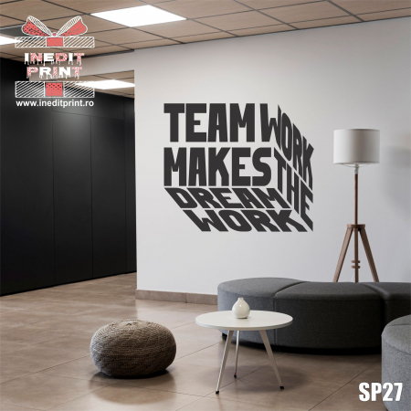 Stickere decorative - Sticker TEAM WORK SP27