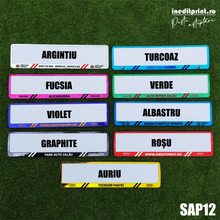 Suporturi si Placute Auto - Suport auto personalizat COLOR METALIZAT - SAP12