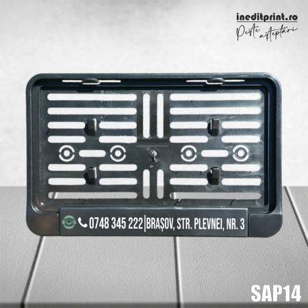 Suporturi si Placute Auto - Suport numar Moto/ATV personalizat SAP14
