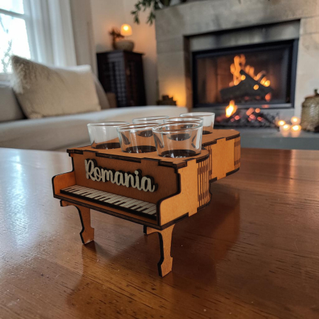 Suport Pahare in forma de Pian SVR103