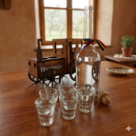 Suport Sticla cu pahare Tractor Romania SVR107