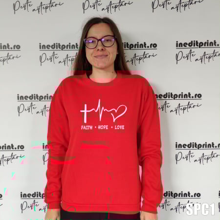 Sweatshirt Faith Hope Love SCP1
