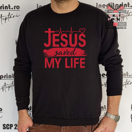 Sweatshirt Jesus saved my life SCP2 [2]