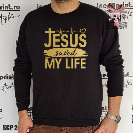 Sweatshirt Jesus saved my life SCP2 [3]