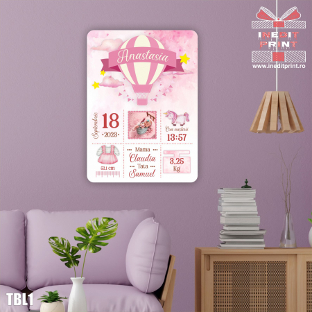 Tablouri - Tablou personalizat Baby Girl TBL1