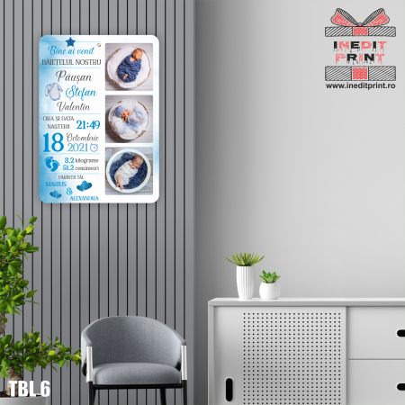 Tablouri - Tablou personalizat ”Bine ai venit” TBL6