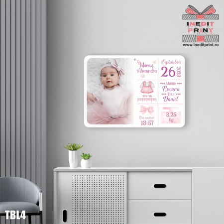 Tablouri - Tablou personalizat ”New Born” TBL4