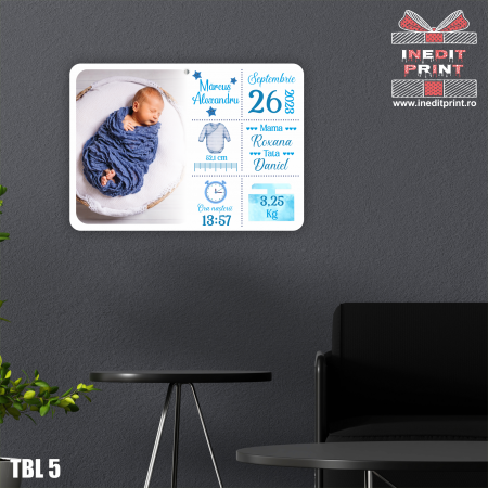 Tablouri - Tablou personalizat ”New Born” TBL5