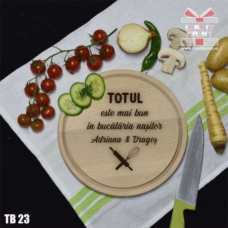 Cadouri - Tocător personalizat Bucataria nasilor TB23