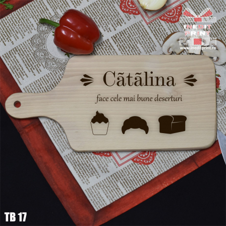 Cadouri - Tocător personalizat Desert  TB17